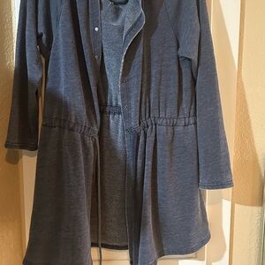 DC Women's Dark Grey Trench Coat